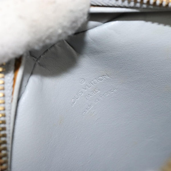 LOUIS VUITTON Monogram Vernis Wooster Shoulder Bag Gris M91036 LV Auth th6463