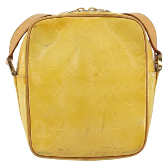 LOUIS VUITTON Monogram Vernis Wooster Shoulder Bag Gris M91036 LV Auth th6463