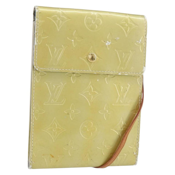 LOUIS VUITTON Monogram Vernis Kenmare Shoulder Bag Gris M91060 LV Auth th6464