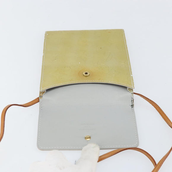 LOUIS VUITTON Monogram Vernis Kenmare Shoulder Bag Gris M91060 LV Auth th6464