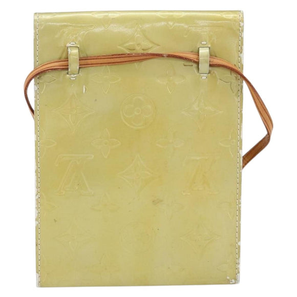 LOUIS VUITTON Monogram Vernis Kenmare Shoulder Bag Gris M91060 LV Auth th6464