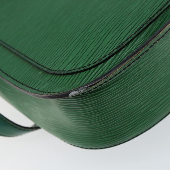 LOUIS VUITTON Epi Saint Cloud GM Shoulder Bag Green M52194 LV Auth th6465