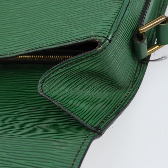 LOUIS VUITTON Epi Saint Cloud GM Shoulder Bag Green M52194 LV Auth th6465
