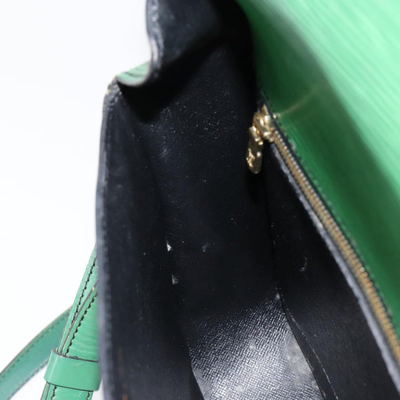 LOUIS VUITTON Epi Saint Cloud GM Shoulder Bag Green M52194 LV Auth th6465