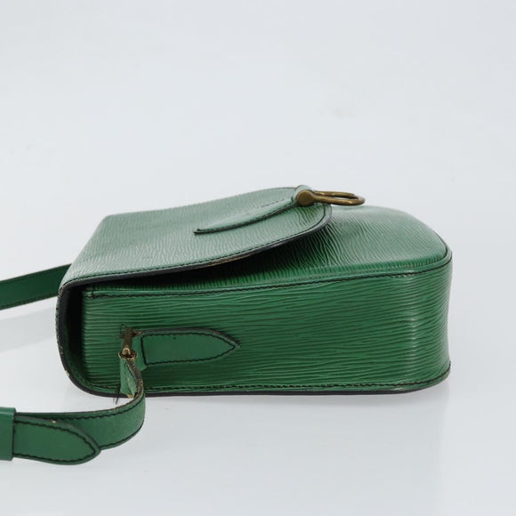 LOUIS VUITTON Epi Saint Cloud GM Shoulder Bag Green M52194 LV Auth th6465
