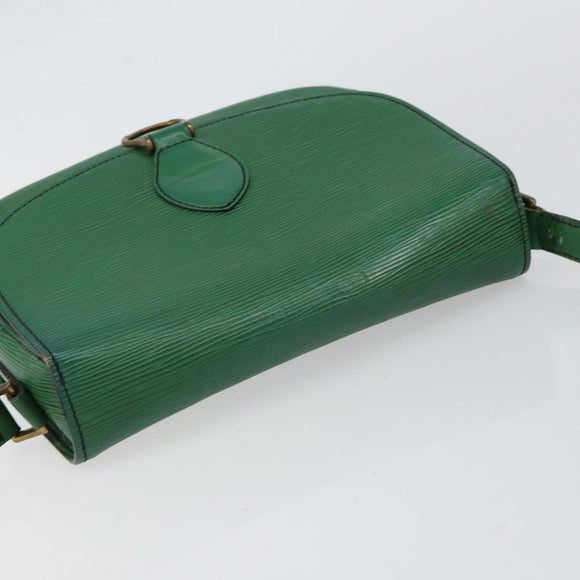 LOUIS VUITTON Epi Saint Cloud GM Shoulder Bag Green M52194 LV Auth th6465