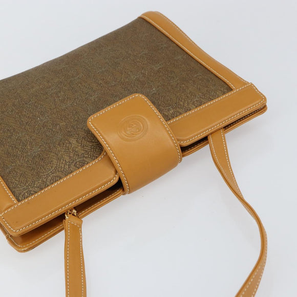 GUCCI Shoulder Bag Canvas Leather Beige 004 113 0364 Auth th6466