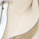 MCM Logogram Vicetos Shoulder Bag PVC Leather White Gold Auth th6467-21