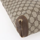 GUCCI GG Supreme Web Sherry Line Tote Bag PVC Beige Gold 002 39 0163 Auth th6468-13