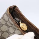 GUCCI GG Supreme Web Sherry Line Tote Bag PVC Beige Gold 002 39 0163 Auth th6468-15