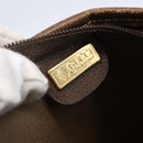 GUCCI GG Supreme Web Sherry Line Tote Bag PVC Beige Gold 002 39 0163 Auth th6468-16