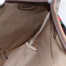 GUCCI GG Supreme Web Sherry Line Tote Bag PVC Beige Gold 002 39 0163 Auth th6468-18