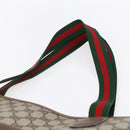 GUCCI GG Supreme Web Sherry Line Tote Bag PVC Beige Gold 002 39 0163 Auth th6468-8