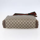 GUCCI GG Supreme Web Sherry Line Tote Bag PVC Beige Gold 002 39 0163 Auth th6468-9