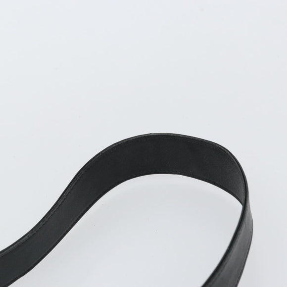 GUCCI Bamboo Hand Bag Leather 2way Black Gold 001 2113 1638 Auth th6469