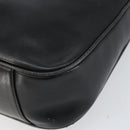 GUCCI Bamboo Hand Bag Leather 2way Black Gold 001 2113 1638 Auth th6469-14