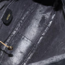 GUCCI Bamboo Hand Bag Leather 2way Black Gold 001 2113 1638 Auth th6469-17