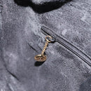 GUCCI Bamboo Hand Bag Leather 2way Black Gold 001 2113 1638 Auth th6469-20