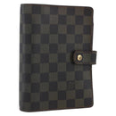 LOUIS VUITTON Damier Ebene Agenda MM Day Planner Cover R20240 LV Auth th6470-1