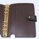 LOUIS VUITTON Damier Ebene Agenda MM Day Planner Cover R20240 LV Auth th6470-15