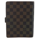 LOUIS VUITTON Damier Ebene Agenda MM Day Planner Cover R20240 LV Auth th6470-3