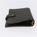 LOUIS VUITTON Damier Ebene Agenda MM Day Planner Cover R20240 LV Auth th6470-6