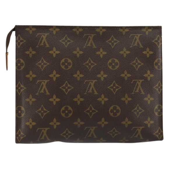 LOUIS VUITTON Monogram Poche Toilette 26 Pouch M47542 LV Auth th6471