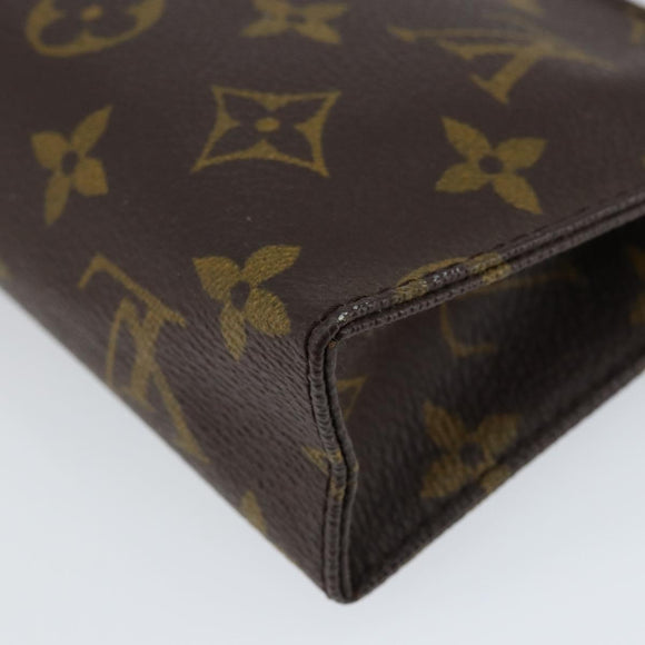 LOUIS VUITTON Monogram Poche Toilette 15 Pouch M47546 LV Auth th6472