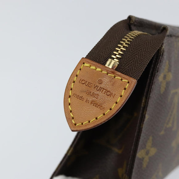 LOUIS VUITTON Monogram Poche Toilette 15 Pouch M47546 LV Auth th6472
