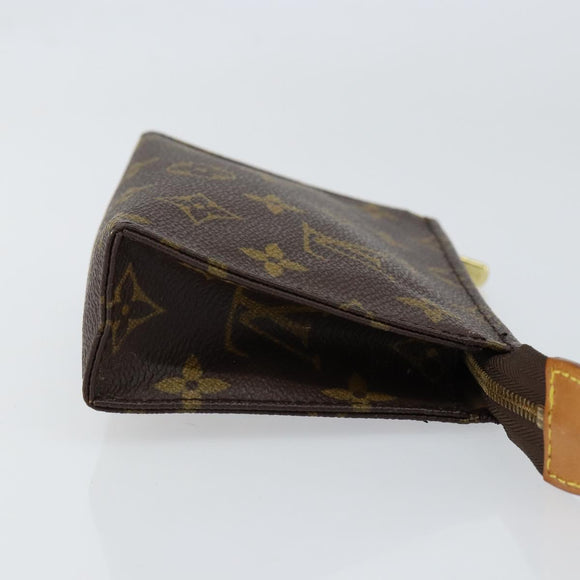 LOUIS VUITTON Monogram Poche Toilette 15 Pouch M47546 LV Auth th6472