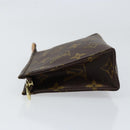LOUIS VUITTON Monogram Poche Toilette 15 Pouch M47546 LV Auth th6472-4