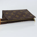 LOUIS VUITTON Monogram Poche Toilette 15 Pouch M47546 LV Auth th6472-5