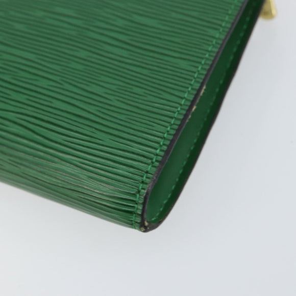 LOUIS VUITTON Epi Pochette Accessoires Accessory Pouch Green M52984 Auth th6474