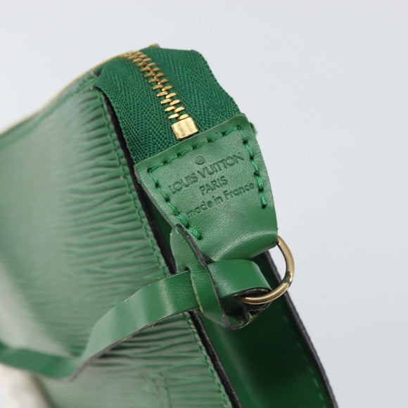 LOUIS VUITTON Epi Pochette Accessoires Accessory Pouch Green M52984 Auth th6474