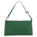 LOUIS VUITTON Epi Pochette Accessoires Accessory Pouch Green M52984 Auth th6474-2