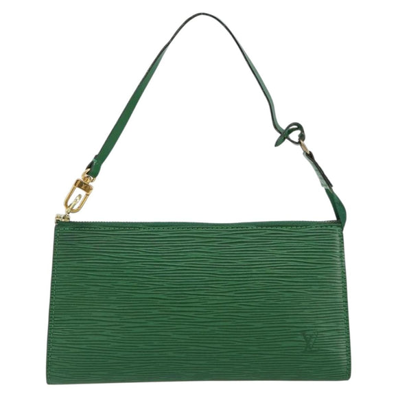 LOUIS VUITTON Epi Pochette Accessoires Accessory Pouch Green M52984 Auth th6474