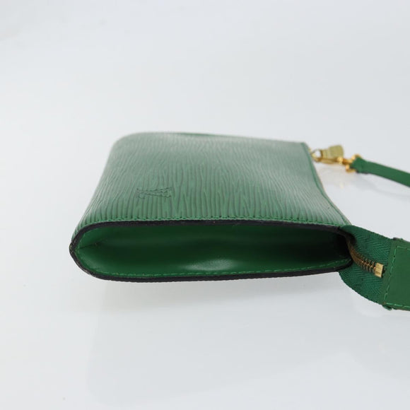 LOUIS VUITTON Epi Pochette Accessoires Accessory Pouch Green M52984 Auth th6474