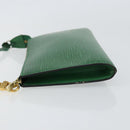 LOUIS VUITTON Epi Pochette Accessoires Accessory Pouch Green M52984 Auth th6474-5