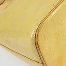 LOUIS VUITTON Monogram Vernis Houston Hand Bag Gris M91053 LV Auth th6475-17