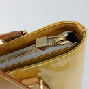 LOUIS VUITTON Monogram Vernis Houston Hand Bag Gris M91053 LV Auth th6475-19