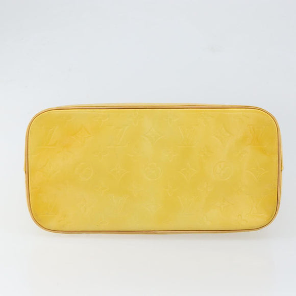 LOUIS VUITTON Monogram Vernis Houston Hand Bag Gris M91053 LV Auth th6475