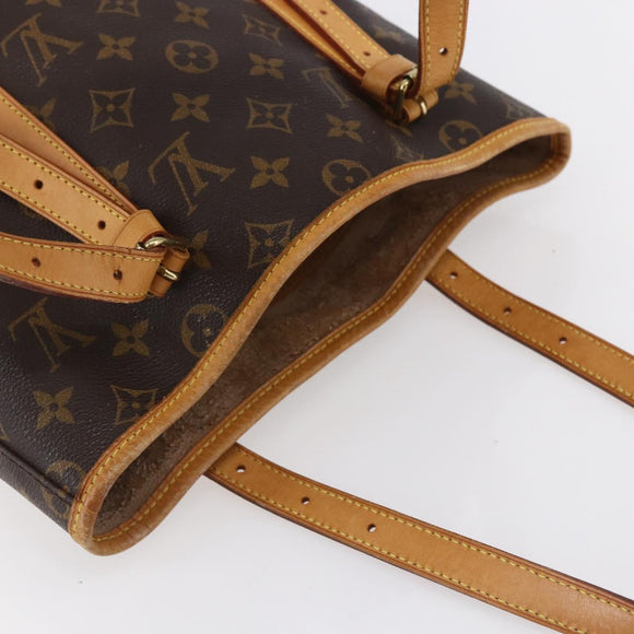 LOUIS VUITTON Monogram Bucket GM Shoulder Bag M42236 LV Auth th6478