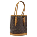 LOUIS VUITTON Monogram Bucket PM Shoulder Bag Vintage M42238 LV Auth th6482-1