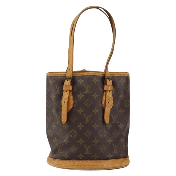 LOUIS VUITTON Monogram Bucket PM Shoulder Bag Vintage M42238 LV Auth th6482