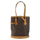 LOUIS VUITTON Monogram Bucket PM Shoulder Bag Vintage M42238 LV Auth th6482-2