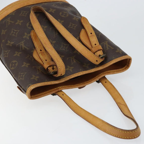 LOUIS VUITTON Monogram Bucket PM Shoulder Bag Vintage M42238 LV Auth th6482