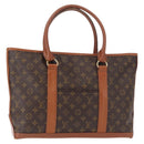 LOUIS VUITTON Monogram Sac Weekend PM Hand Bag M42425 LV Auth th6485-1