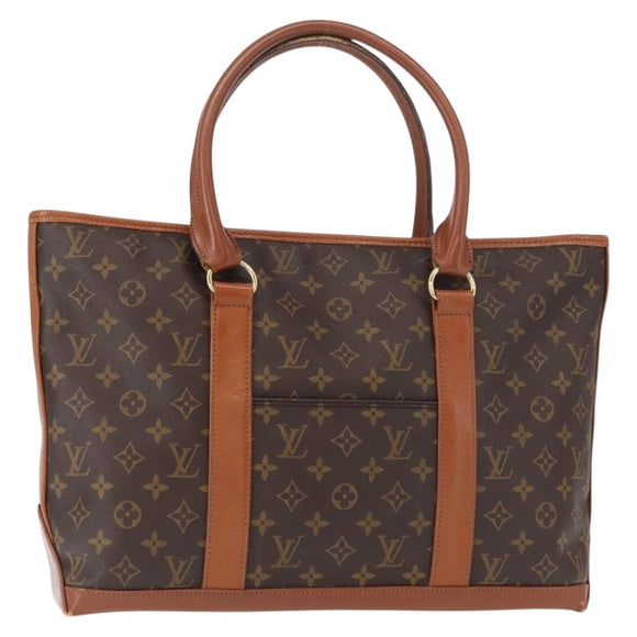 LOUIS VUITTON Monogram Sac Weekend PM Hand Bag M42425 LV Auth th6485
