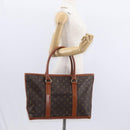 LOUIS VUITTON Monogram Sac Weekend PM Hand Bag M42425 LV Auth th6485-22
