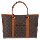 LOUIS VUITTON Monogram Sac Weekend PM Hand Bag M42425 LV Auth th6485-2